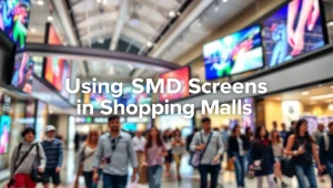 SMD Screens in Shopping Malls