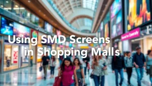 SMD Screens in Shopping Malls