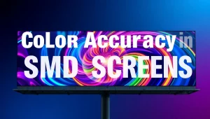 Color accuracy in SMD screens