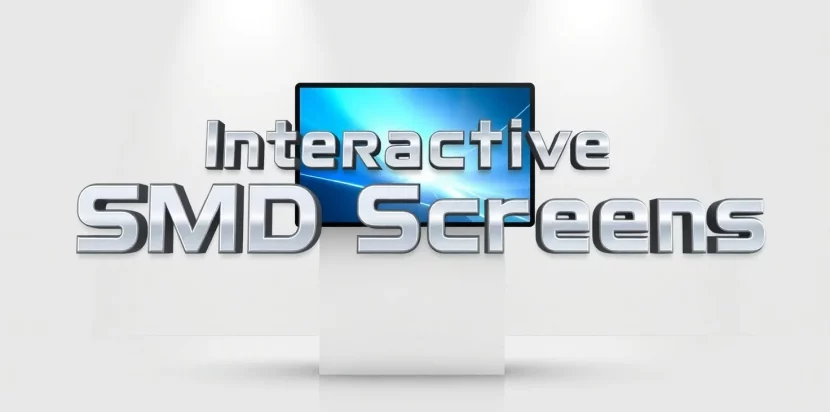 Interactive SMD screens