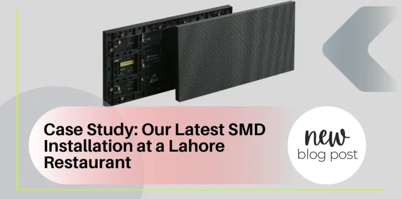 Restaurant SMD installation Lahore