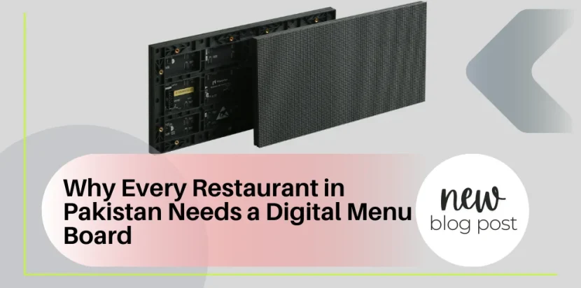 digital menu board