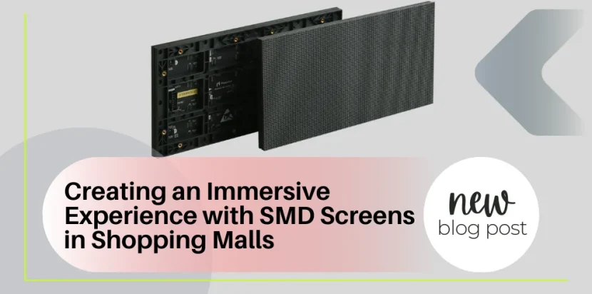 SMD screens in shopping malls