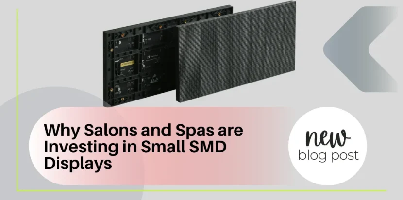 small SMD displays for salons