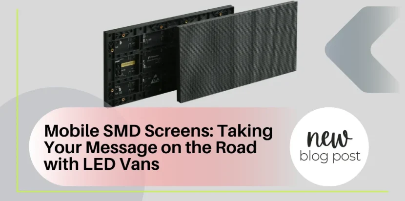 mobile SMD screens on LED vans
