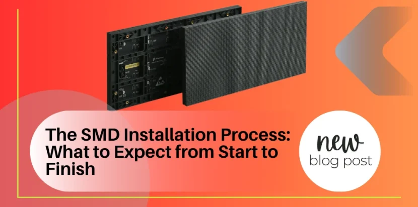SMD LED screen installation process